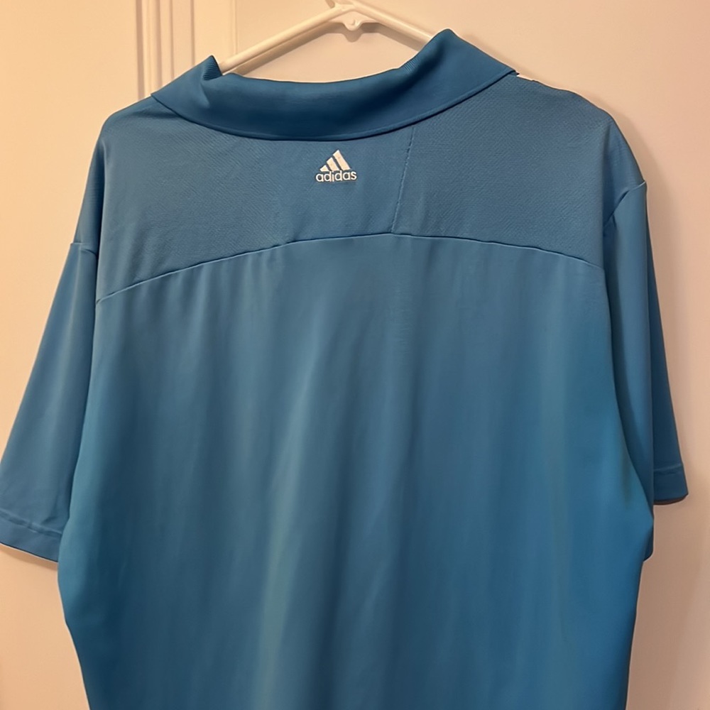 adidas Blue Polo Shirt - Picture 6 of 8